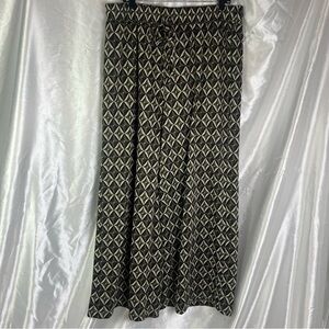 Nina Parker Geometric Camo Wide Leg Pull-On Pants 1X | Streetwear Statement